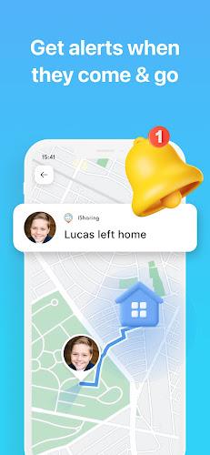 iシェアリング - GPS 追跡アプリ 位置情報 スクリーンショット 2