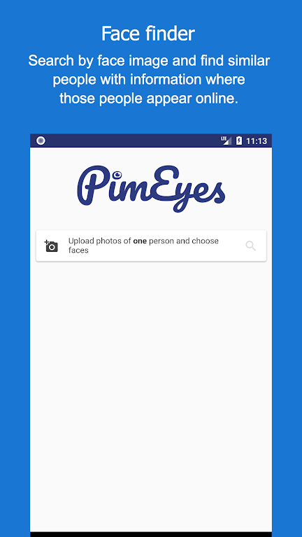 PimEyes 스크린샷 2