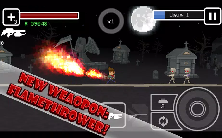 Undead Pixels: Zombie Invasion 스크린샷 1