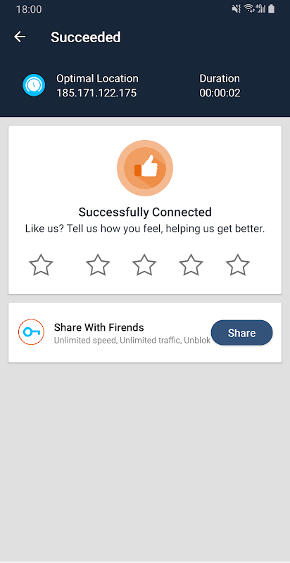 VPN - Unlimited Fast VPN Proxy应用截图第1张