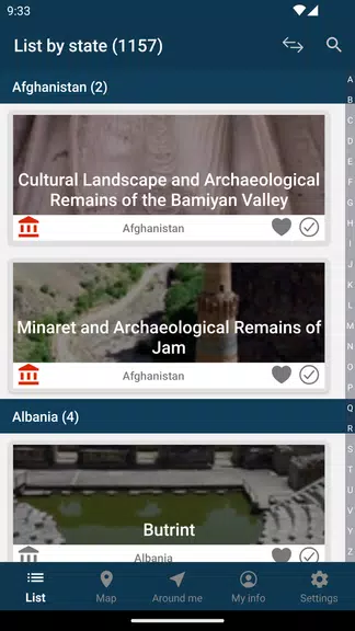 World Heritage - UNESCO List Скриншот 2