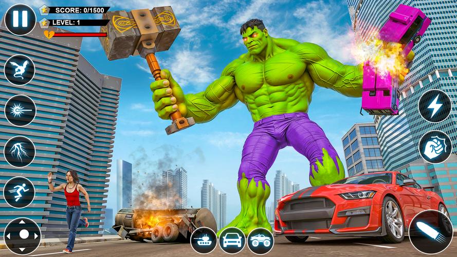 Schermata Incredible Monster Hero Games 1