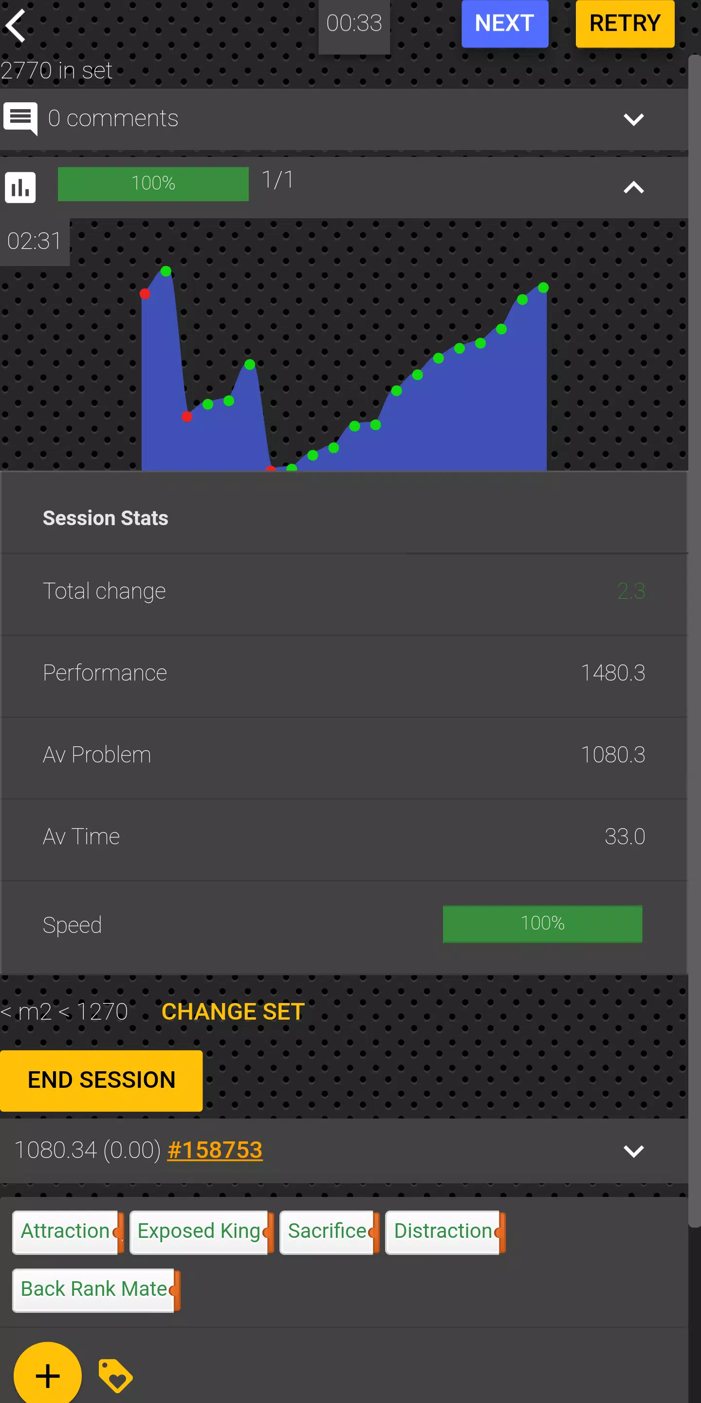 Schermata Chess tempo - Train chess tact 1