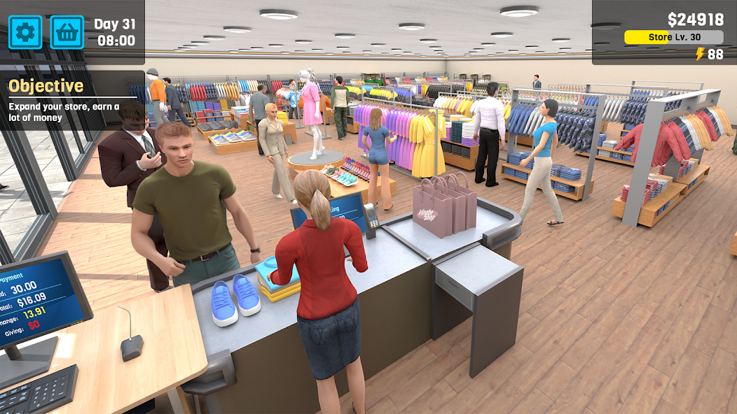 Clothing Store Simulator Mod应用截图第3张