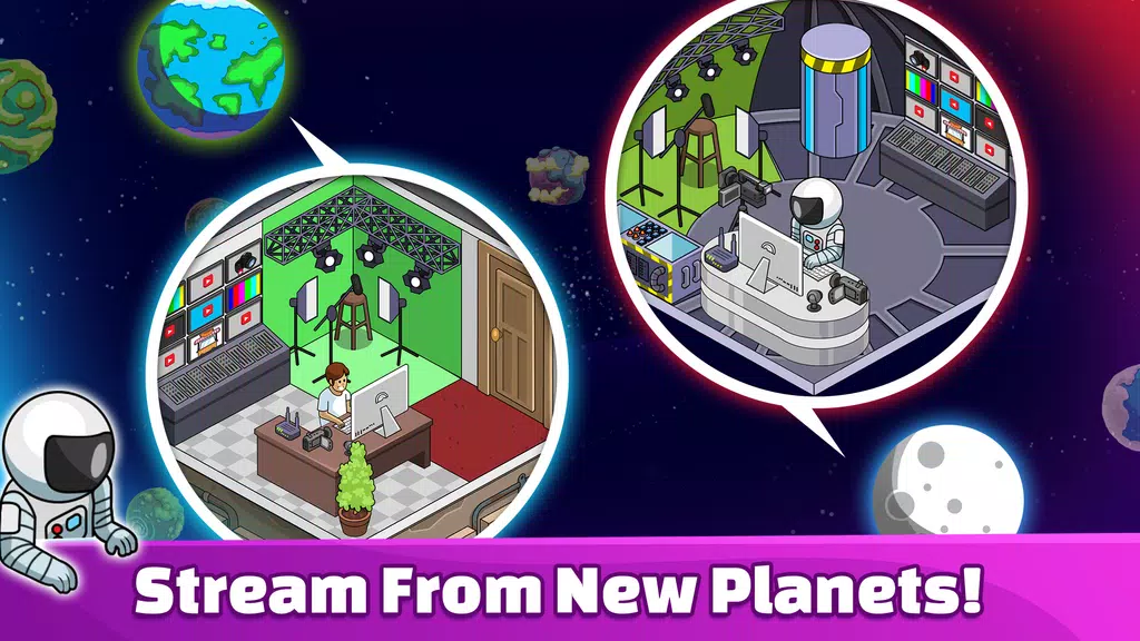 Tube Tycoon - Tubers Simulator ဖန်သားပြင်ဓာတ်ပုံ 1