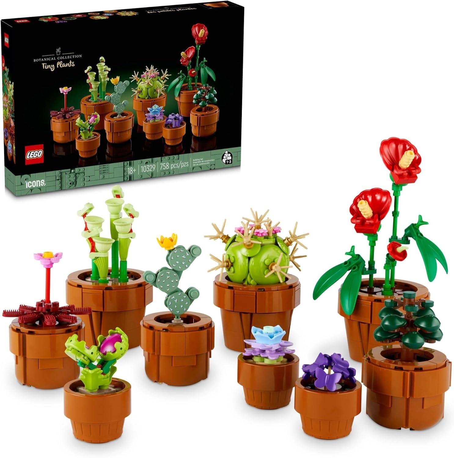 Miniature LEGO plant collection