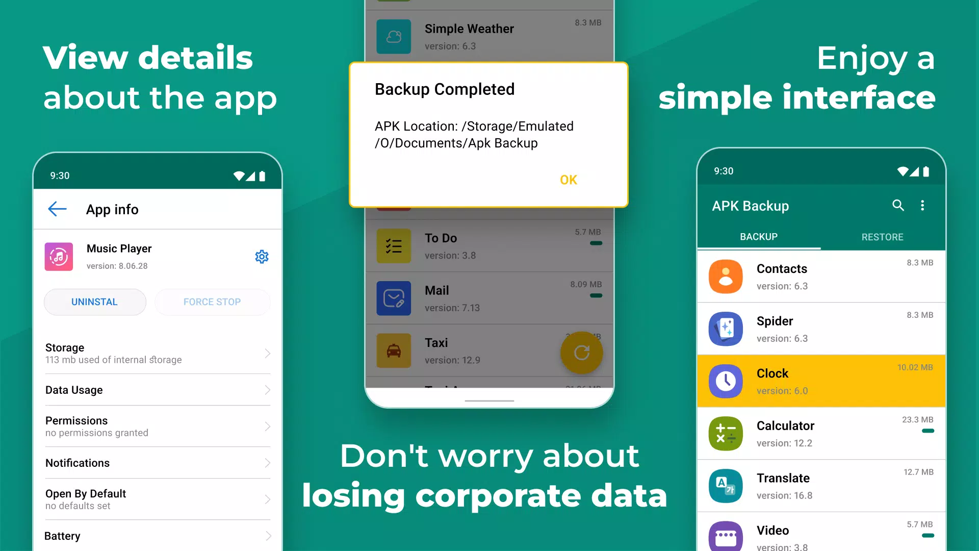 APK Backup Tangkapan skrin 2