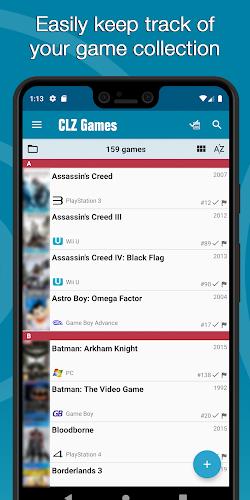 CLZ Games: video game database Schermafbeelding 0