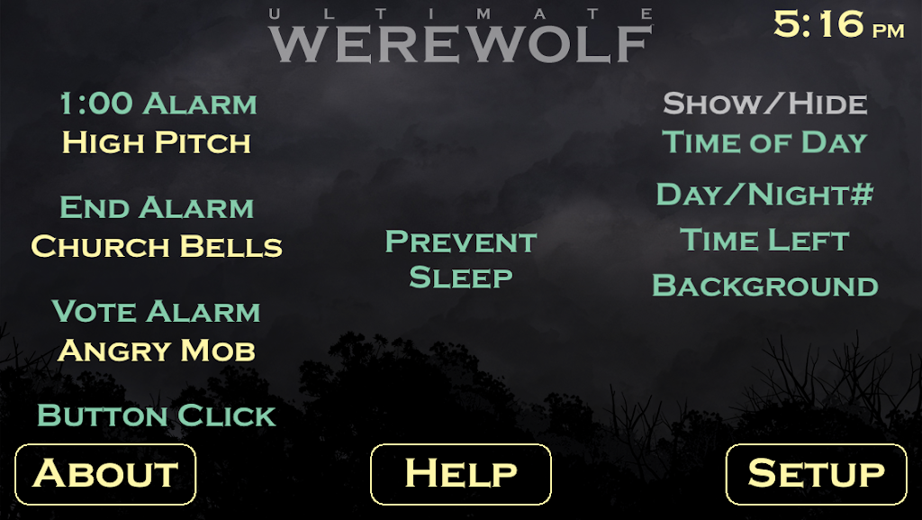 Ultimate Werewolf Timer应用截图第1张