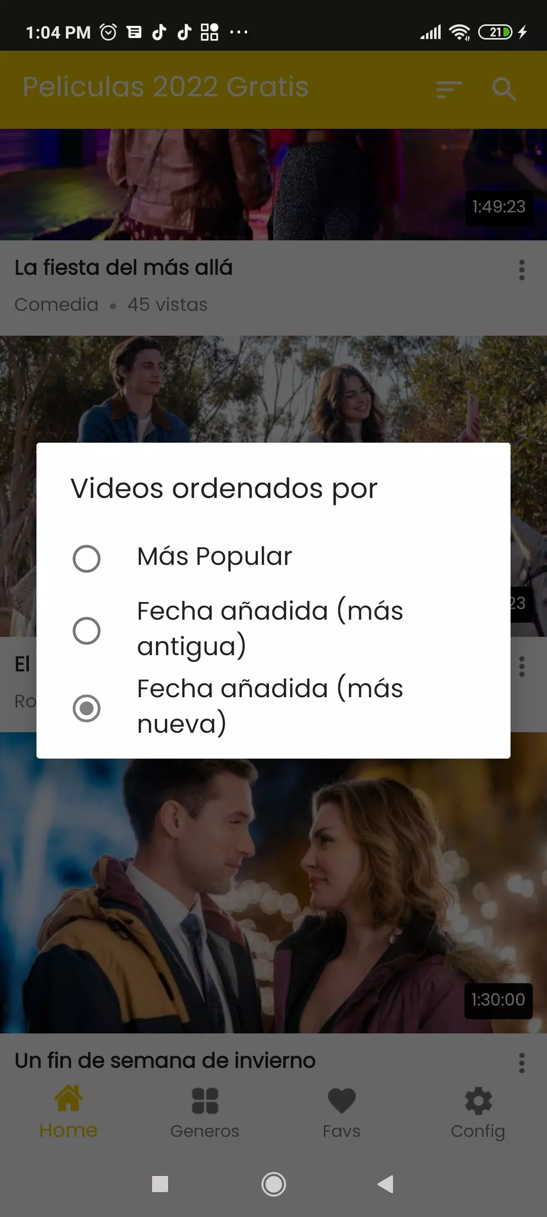 Pelismart Peliculas en Estreno ဖန်သားပြင်ဓာတ်ပုံ 0
