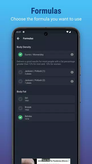 Plixi - Fat calculator স্ক্রিনশট 1