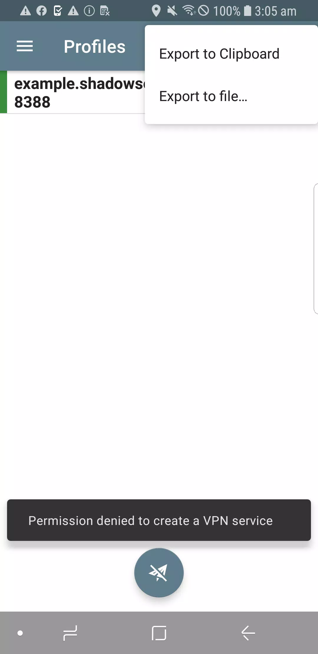 Schermata Shadowsocks 2