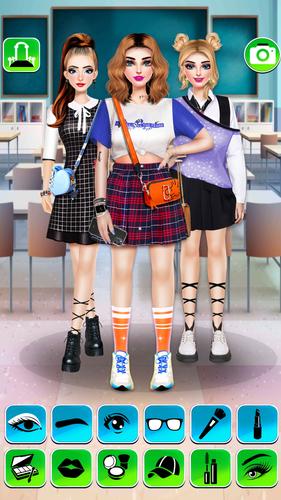 College Girls Fashion Dress Up Captura de tela 1