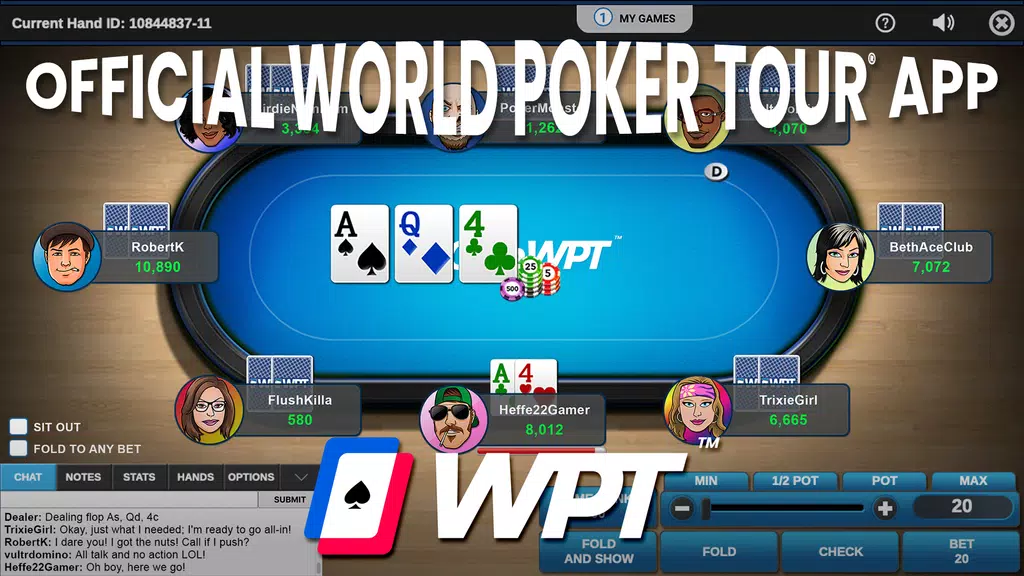 ClubWPT: Free Poker, Casino Ảnh chụp màn hình 0