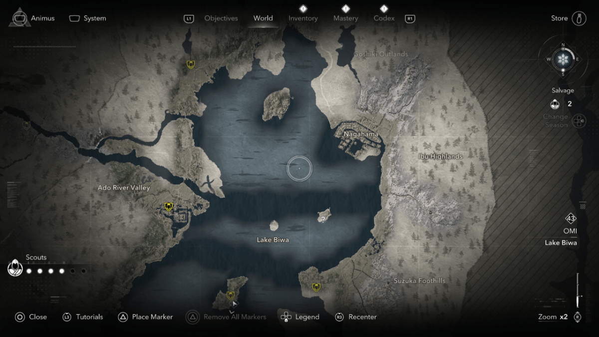 Northern Omi Kakurega Locations