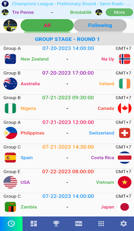 Female Cup Matches স্ক্রিনশট 0