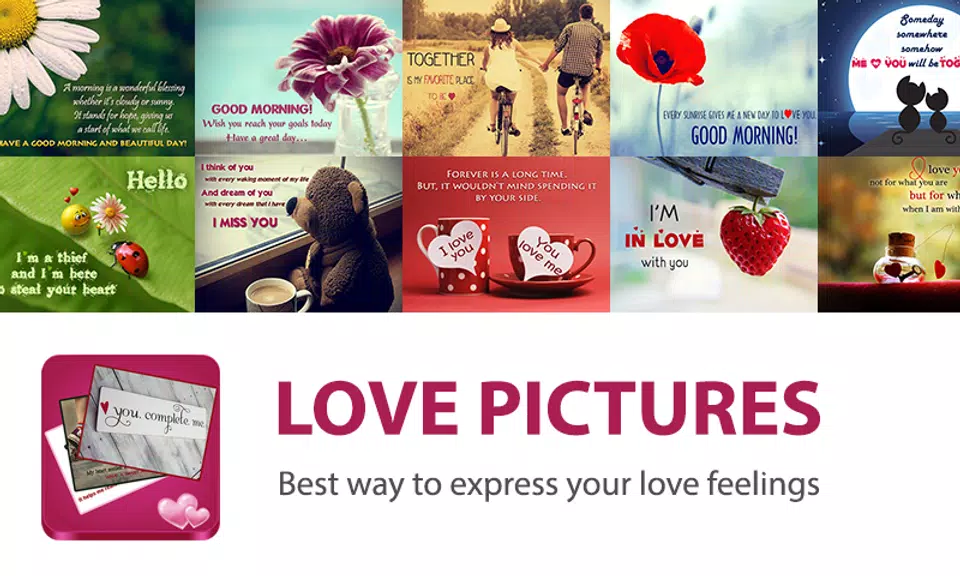 Schermata Love Pictures - Love Photos: Valentine Day 0