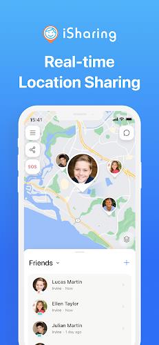 iシェアリング - GPS 追跡アプリ 位置情報 スクリーンショット 0