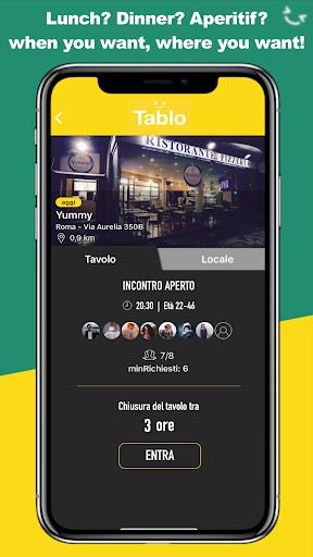 Tablo - Social eating Zrzut ekranu 0