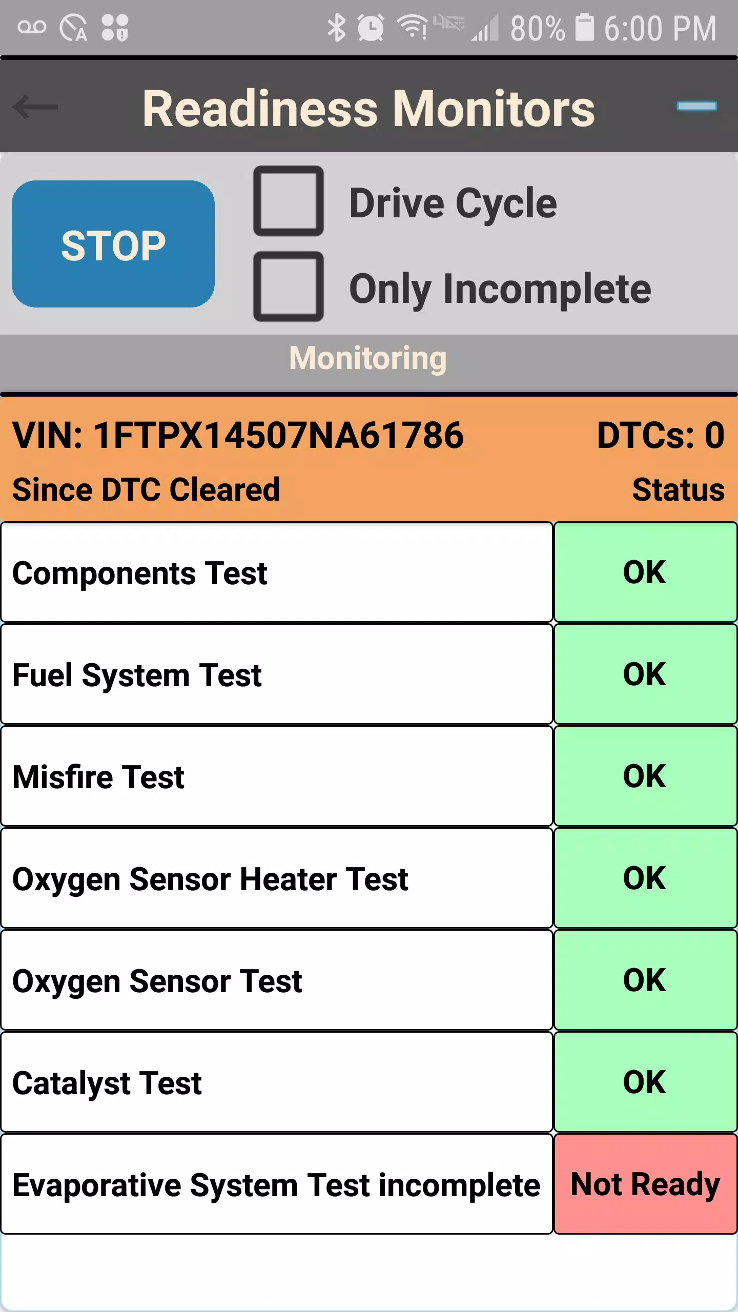 OS OBD2 Interface 스크린샷 2