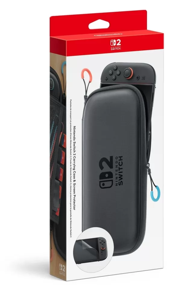 Nintendo Switch 2攜帶盒和屏幕保護套