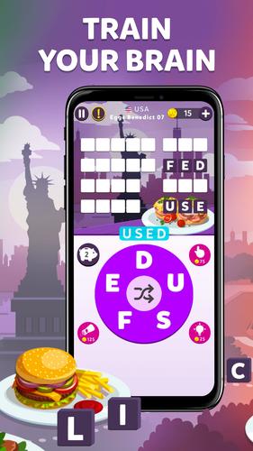 Wordelicious - Fun Word Puzzle 스크린샷 3