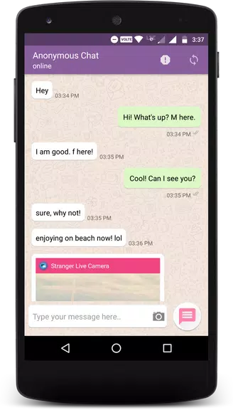 Anonymous Chat & Date for Stranger Captura de tela 1