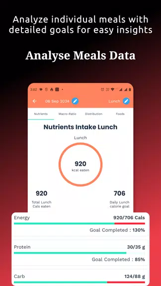 Food Tracker & Calorie Counter स्क्रीनशॉट 1