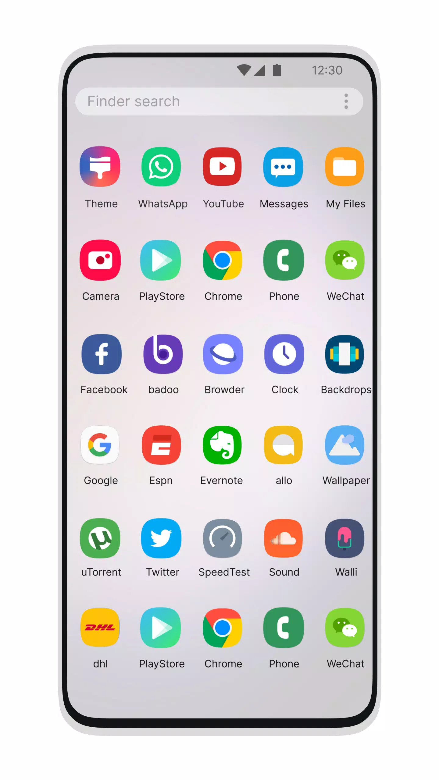 Galaxy S24 Style Launcher スクリーンショット 1
