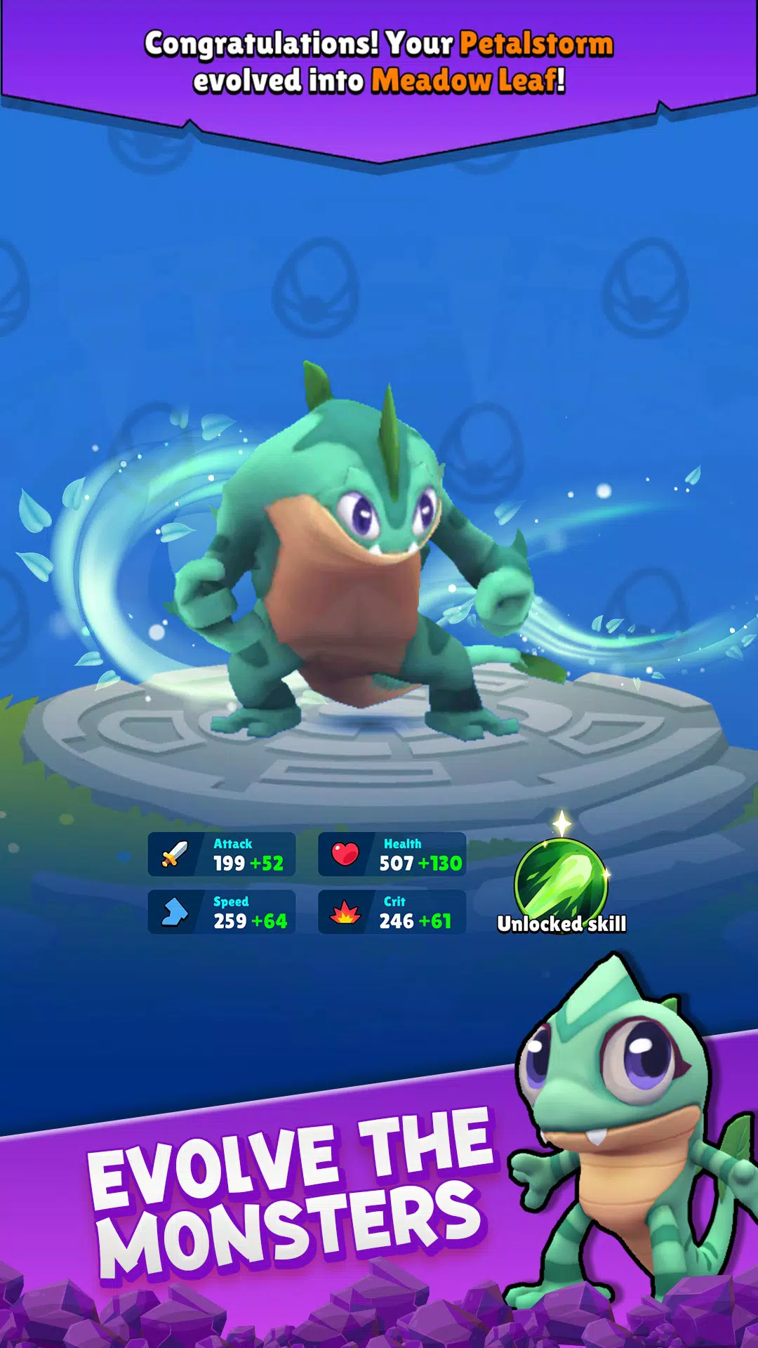Negamon Lite: Monster Battle スクリーンショット 2