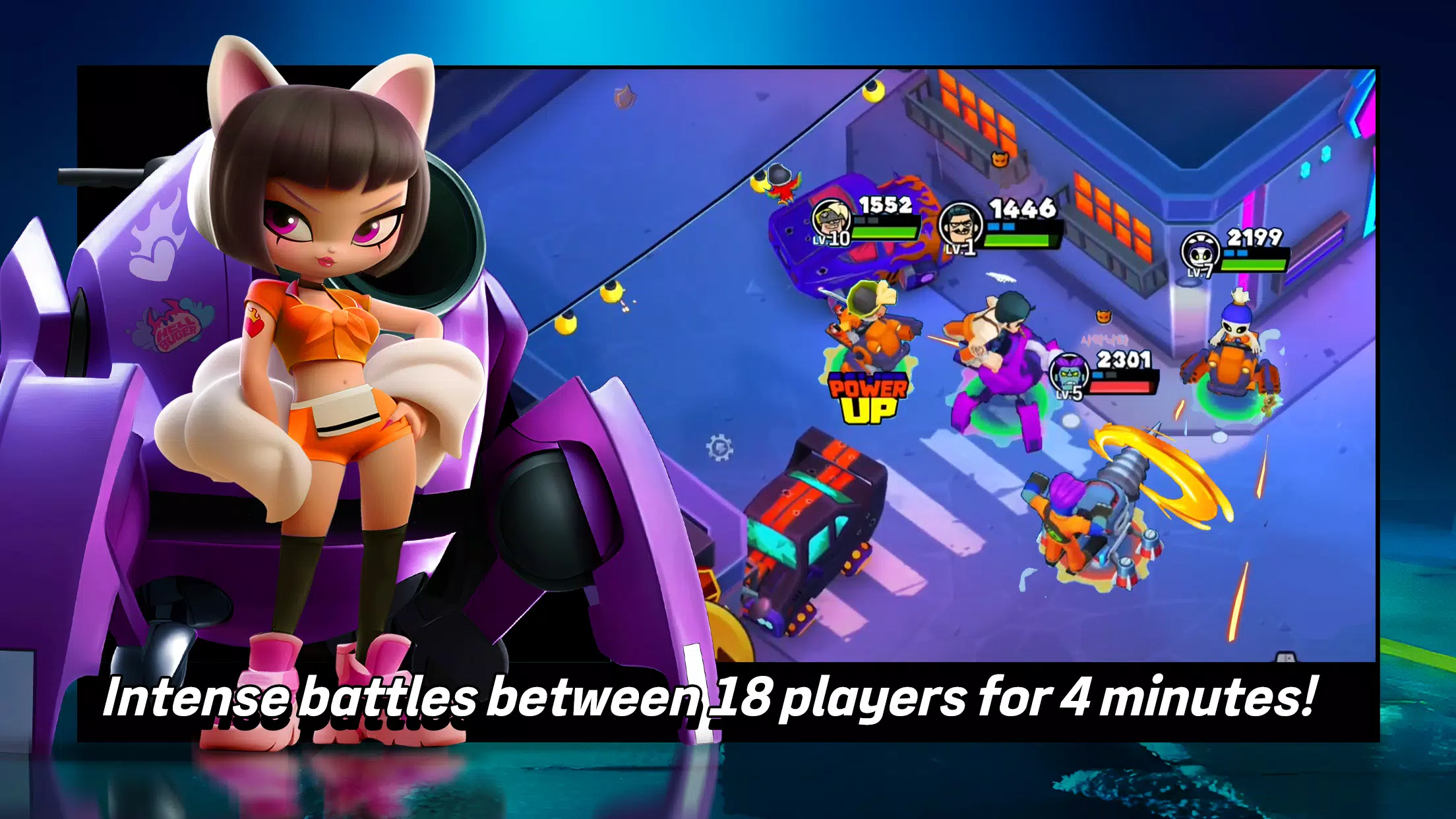 Villains: Robot BattleRoyale ဖန်သားပြင်ဓာတ်ပုံ 3