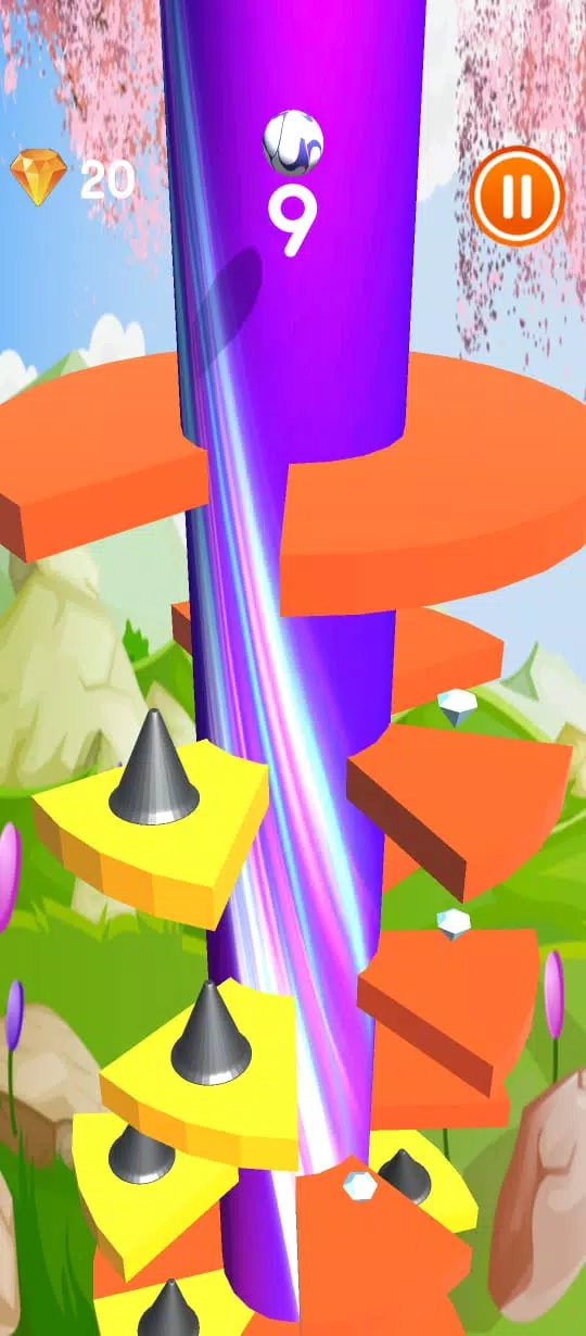 Tower Jumping ball Captura de tela 1