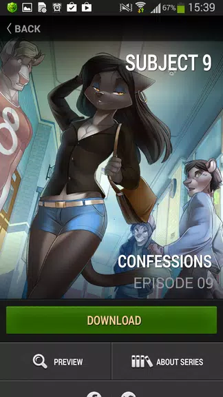 Subject 9 — Motion Furry Comic スクリーンショット 2