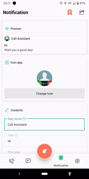 Fake Call and Sms Captura de pantalla 2