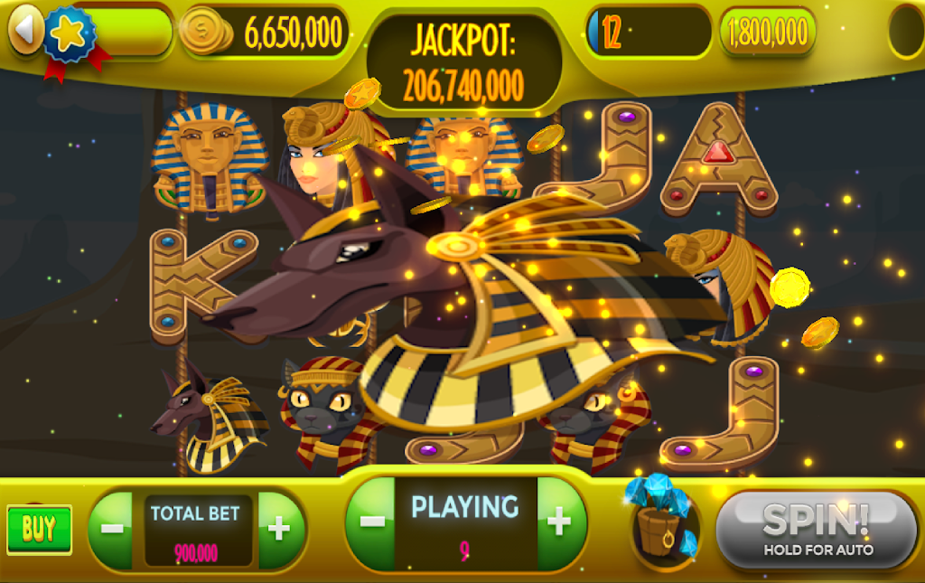 Egyptian Treasures Free Casino Slots Captura de tela 1