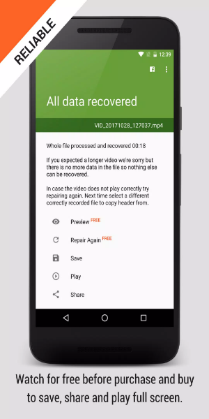 MP4Fix Video Repair Tool Скриншот 2