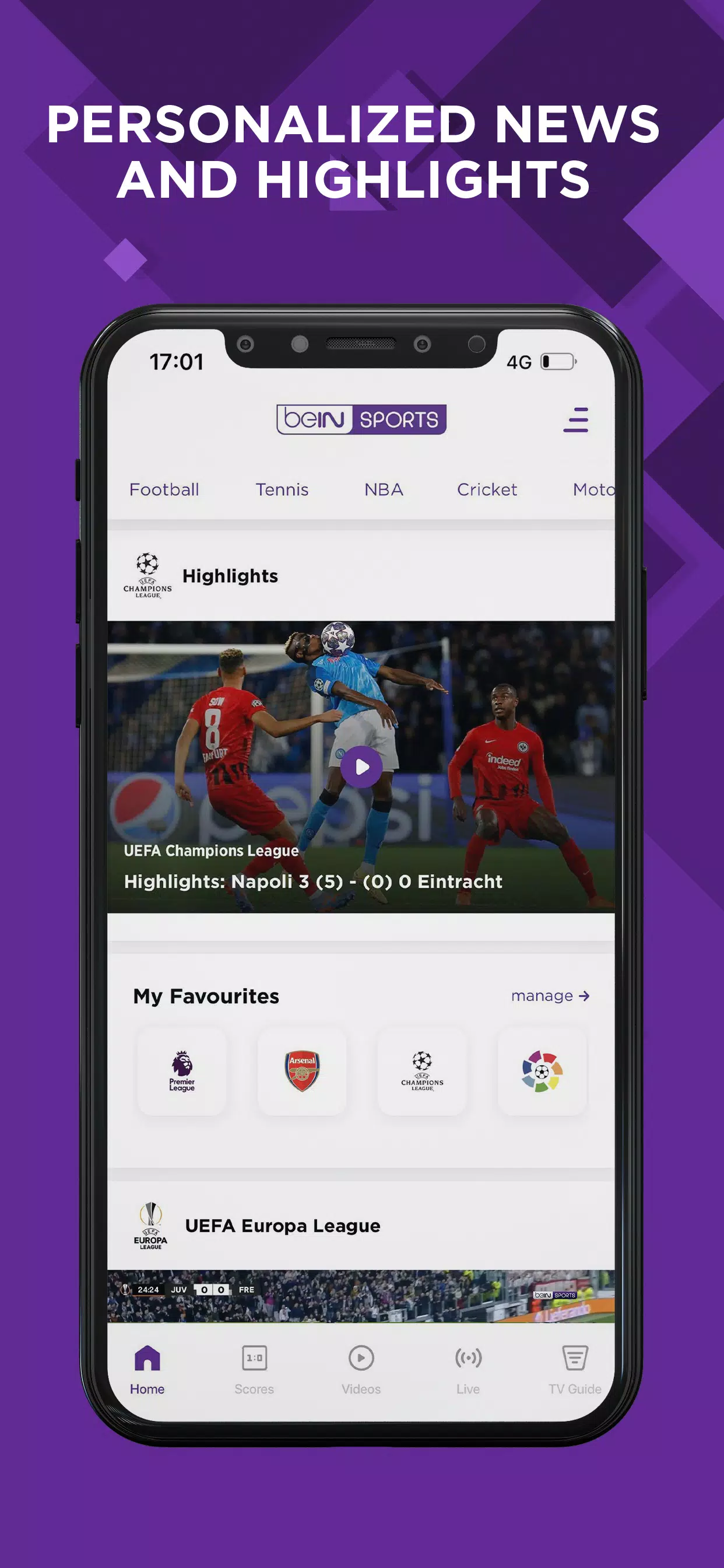beIN SPORTS 스크린샷 1