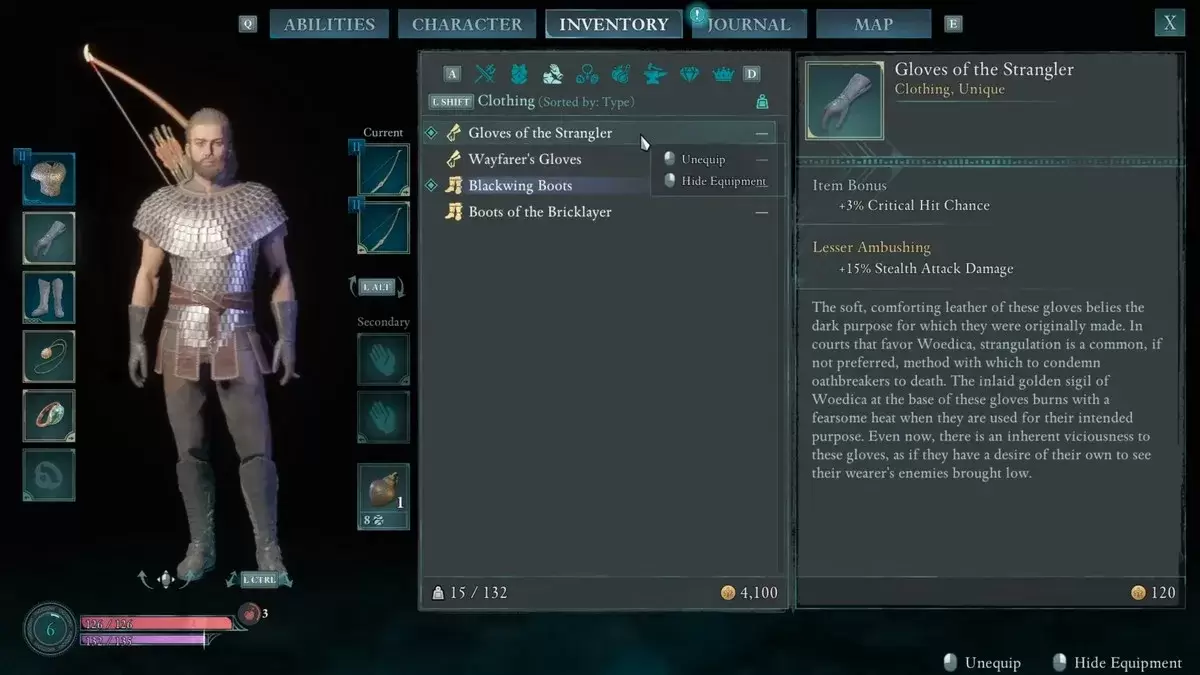 絞め殺された手袋