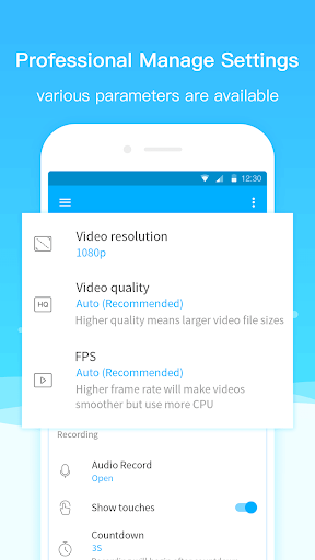 Super Screen Recorder ဖန်သားပြင်ဓာတ်ပုံ 1