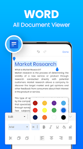 Office App - DOCX, PDF, XLSX Ekran Görüntüsü 0