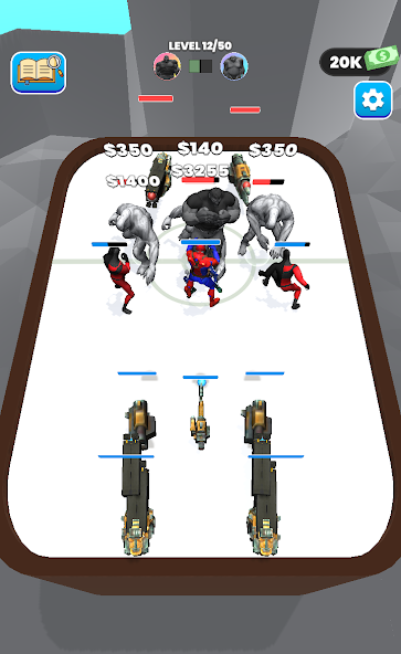 Merge Master Superhero Battle Mod ဖန်သားပြင်ဓာတ်ပုံ 1