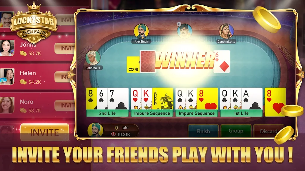 TeenPatti LuckyStar Capture d'écran 1