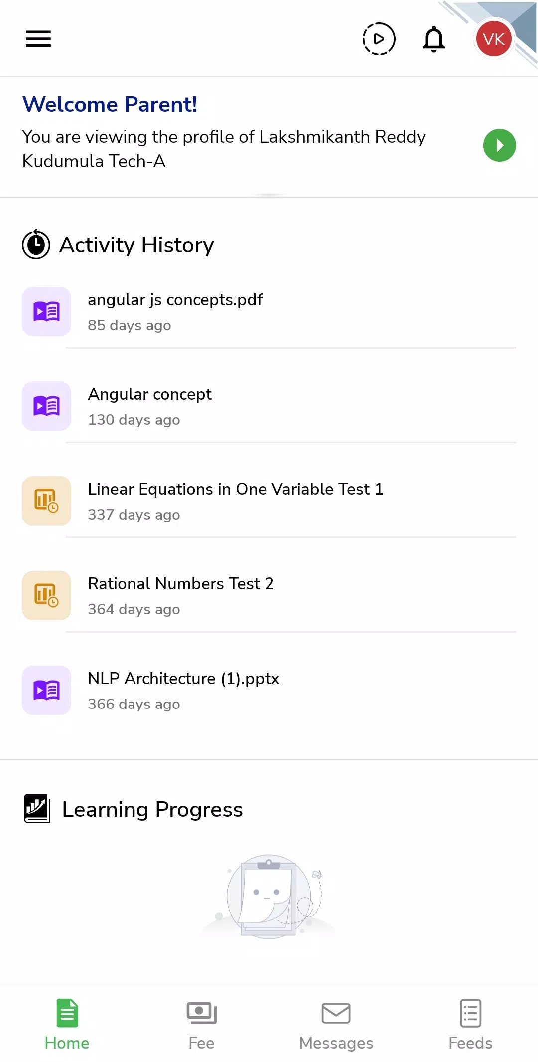 Gregorian Learning Platform Capture d'écran 2