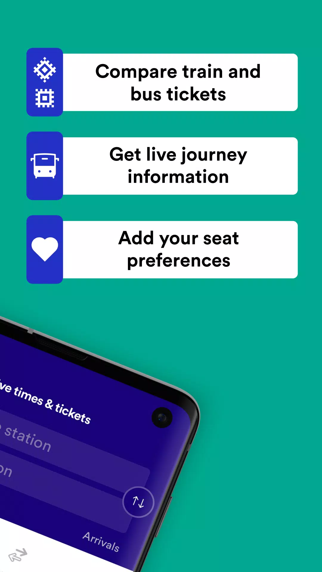 Trainline Tangkapan skrin 1
