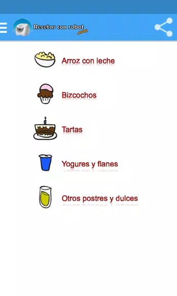 Recetas con robot 스크린샷 2