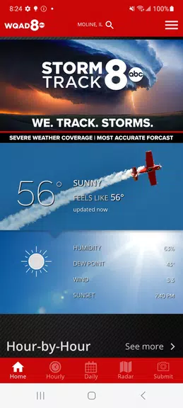 WQAD Storm Track 8 Weather應用截圖第0張