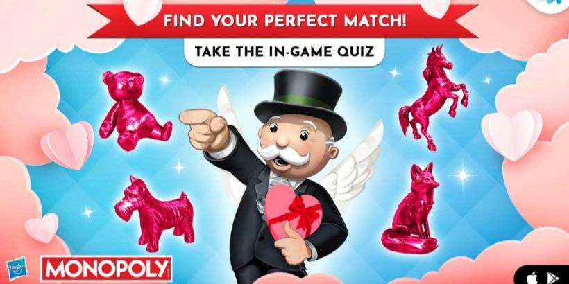 Monopoly သည် Valentine's Day update ကိုစည်းမျဉ်းအသစ်များနှင့်ဉာဏ်စမ်းပဟေ that ိဖြင့်ထုတ်ဖော်ပြသခဲ့သည်