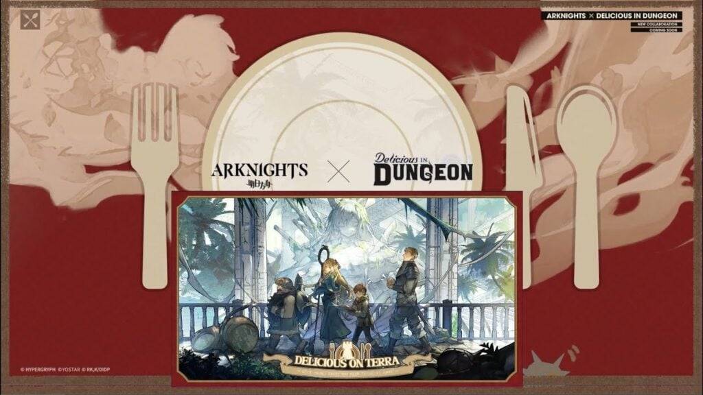 "Arknights and Delicious in Dungeon melancarkan 'Delicious on Terra' Collab"