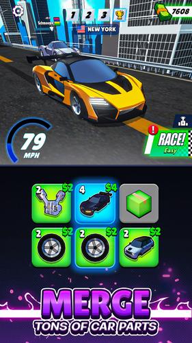 Super Car Merge Capture d'écran 0