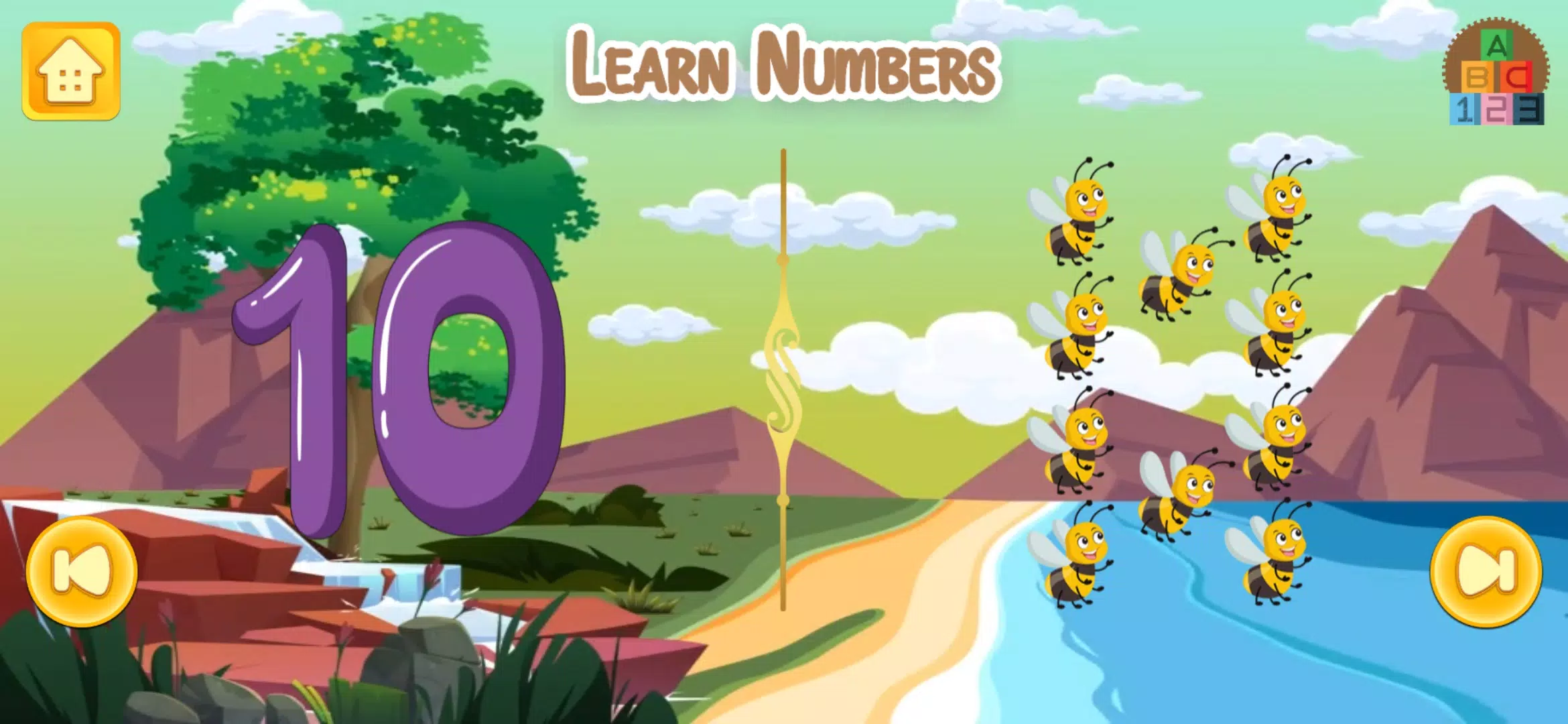Learn numbers and letters स्क्रीनशॉट 2